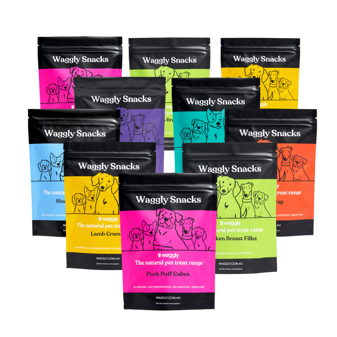 10 bags of Waggly Snacks Bundle Dog Treats