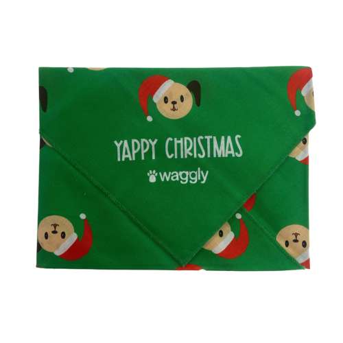 Waggly Yappy Christmas Bandana