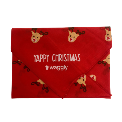 Waggly Yappy Christmas Bandana