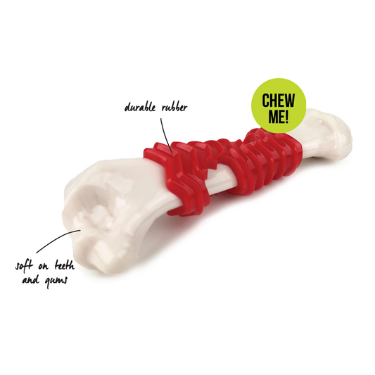 Ruff Play Meaty Bone Dog Toy