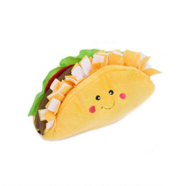 ZippyPaws NomNomz - Taco Dog Toy