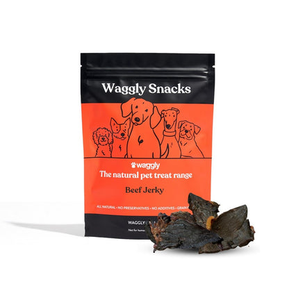 Waggly Snacks Beef Jerky Crunch Dog Treats