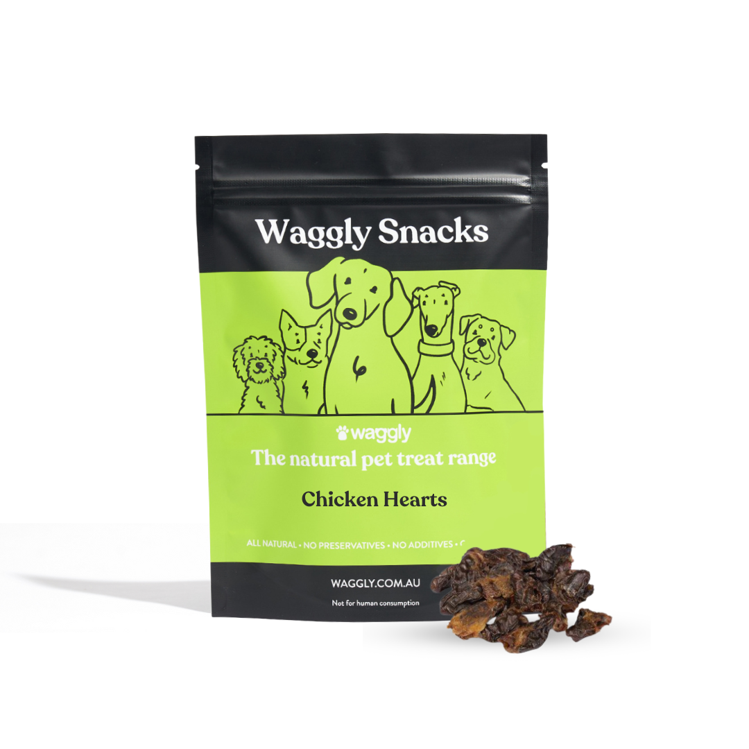 Waggly Snacks Chicken Heart Dog Treats