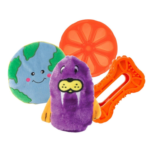 Cuddle, Chew & Play Dog Toy Bundle