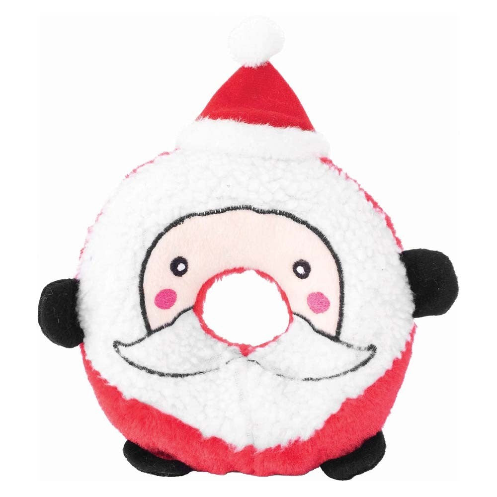 ZippyPaws Donutz Buddies -Santa Dog Toy