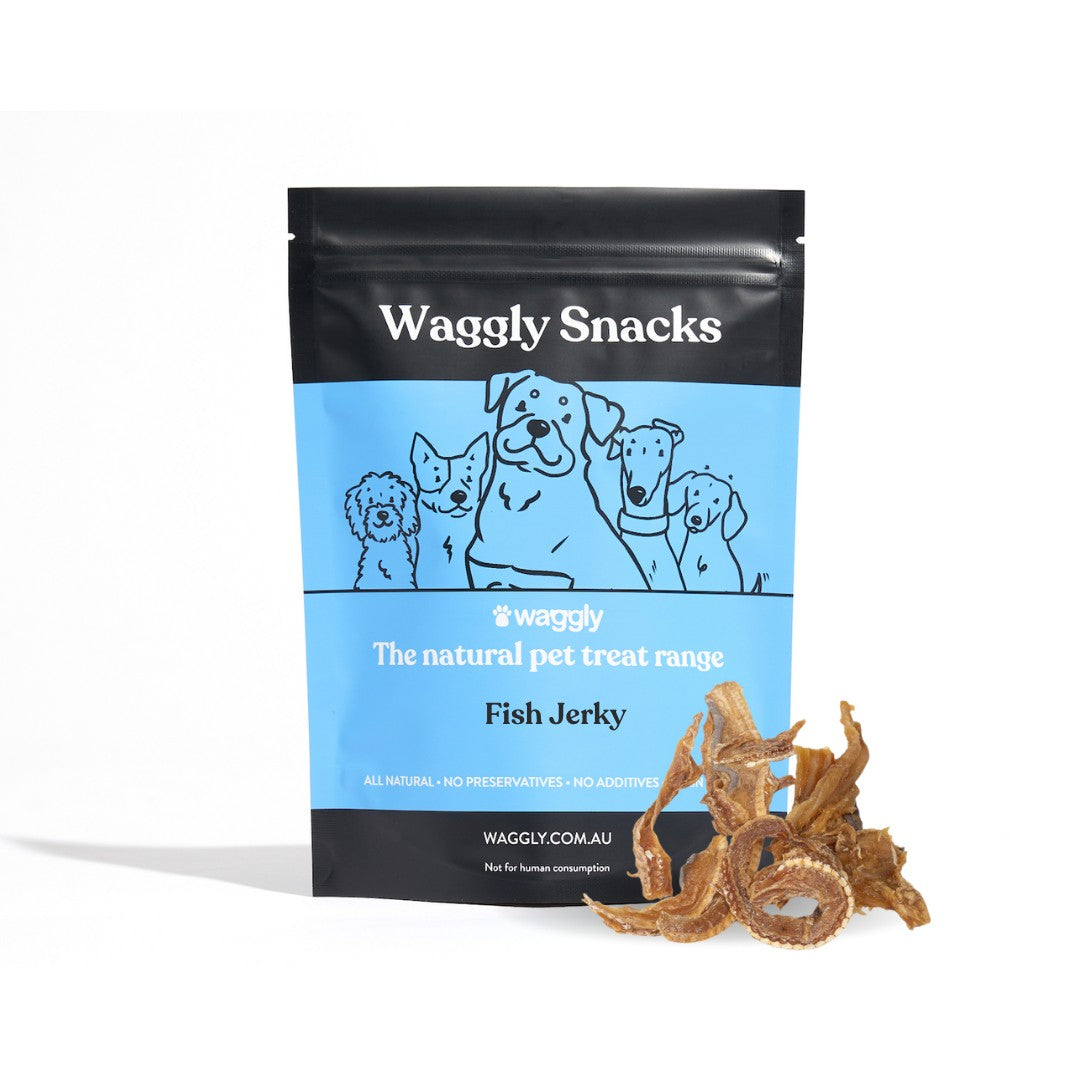 Waggly Snacks Fish Jerky Dog Treats