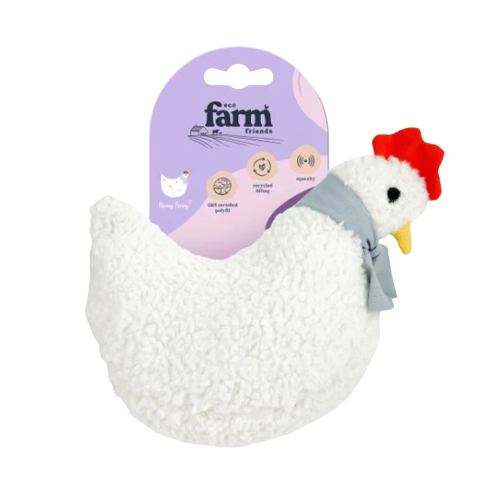 Eco Farm Friends Dog Toy Henny Penny