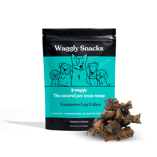 Waggly Snacks Kangaroo Leg Cubes Dog treats