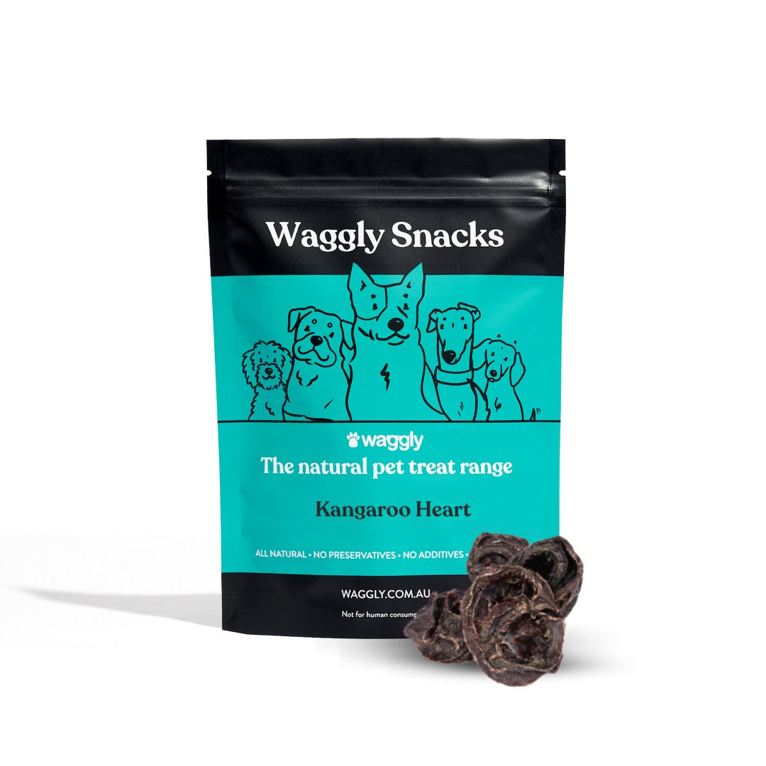 Waggly Snacks Kangaroo Heart Dog Treats