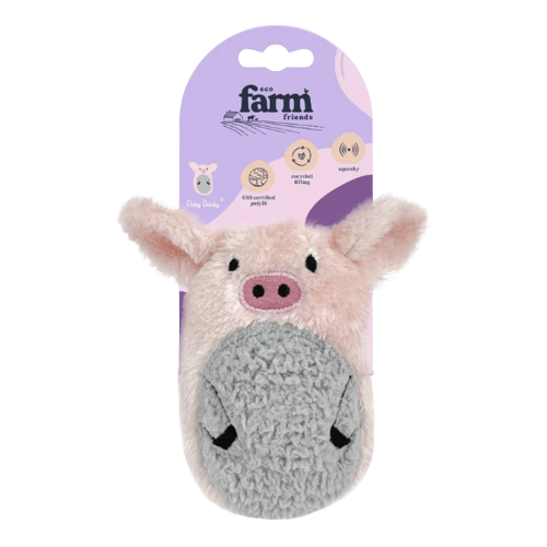 Eco Farm Friends Dog Toy Oinky Doinky