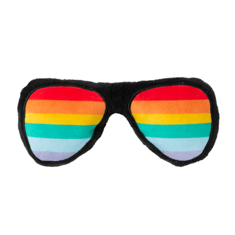 FuzzYard Pride Sunglasses Dog Toy