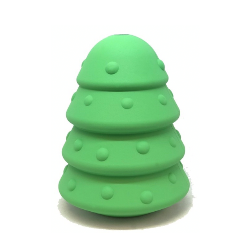 SodaPup Rubber Christmas Tree Dog Toy