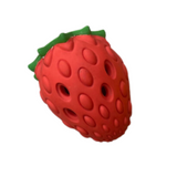 Waggly Rubber Strawberry Dispenser Dog Toy