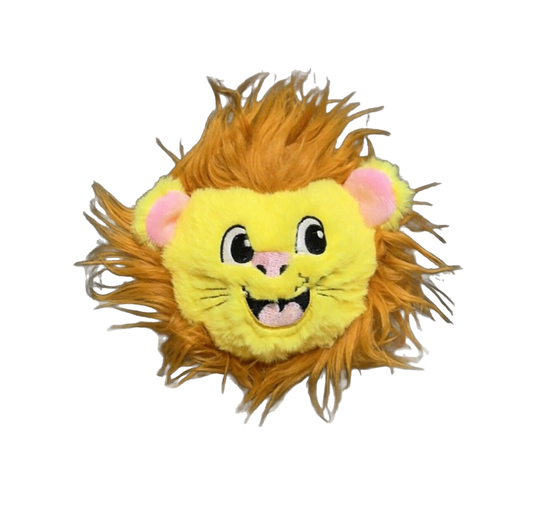 Waggly 2 - in - 1 Lion Ball Dog Toy