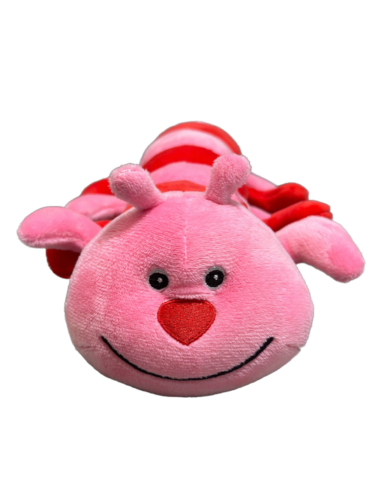 Waggly Plush Hug-a-pillar Dog Toy