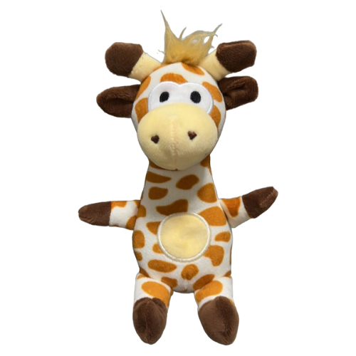 Waggly Plush Giraffe Dog Toy