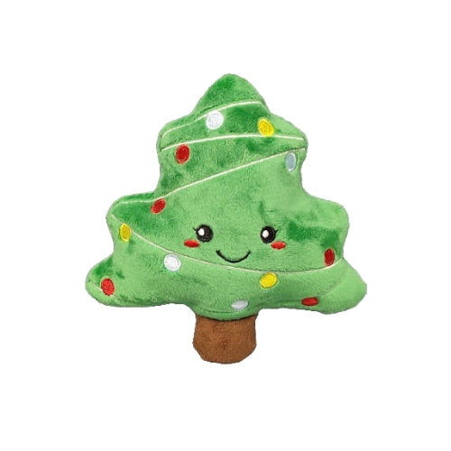 Waggly Plush Barking Up the Xmas Tree Dog Toy