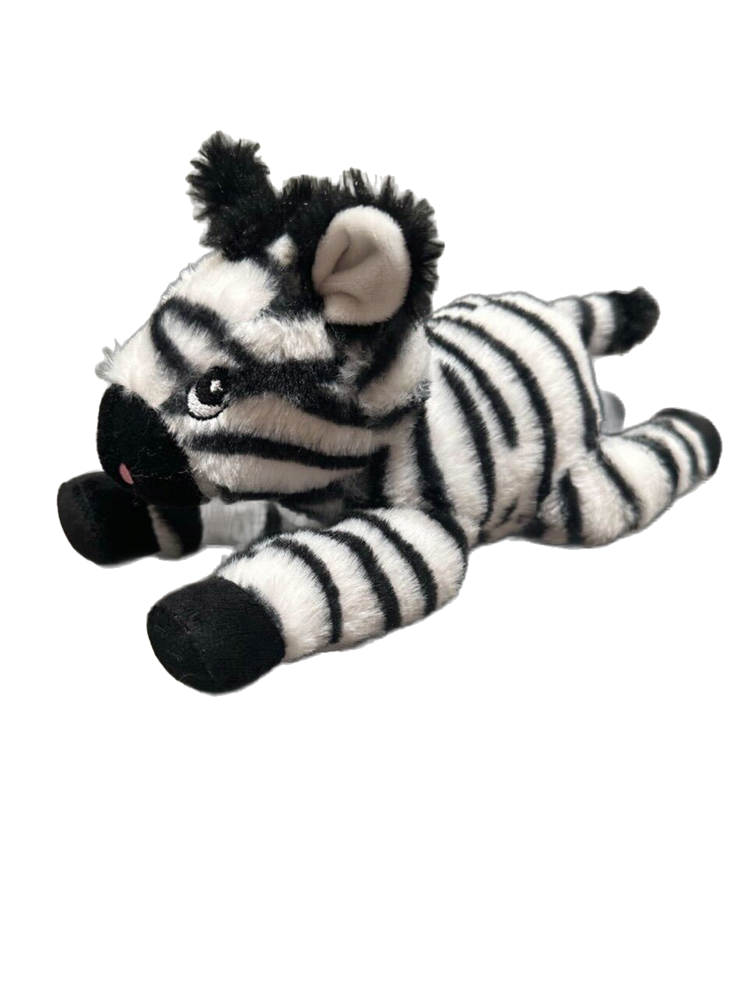 Waggly Plush Zebra Dog Toy