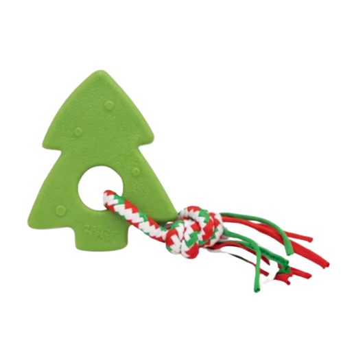 ZippyPaws Holiday ZippyTuff Teether - Christmas Tree Dog Toy