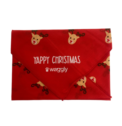 Waggly Yappy Christmas Bandana